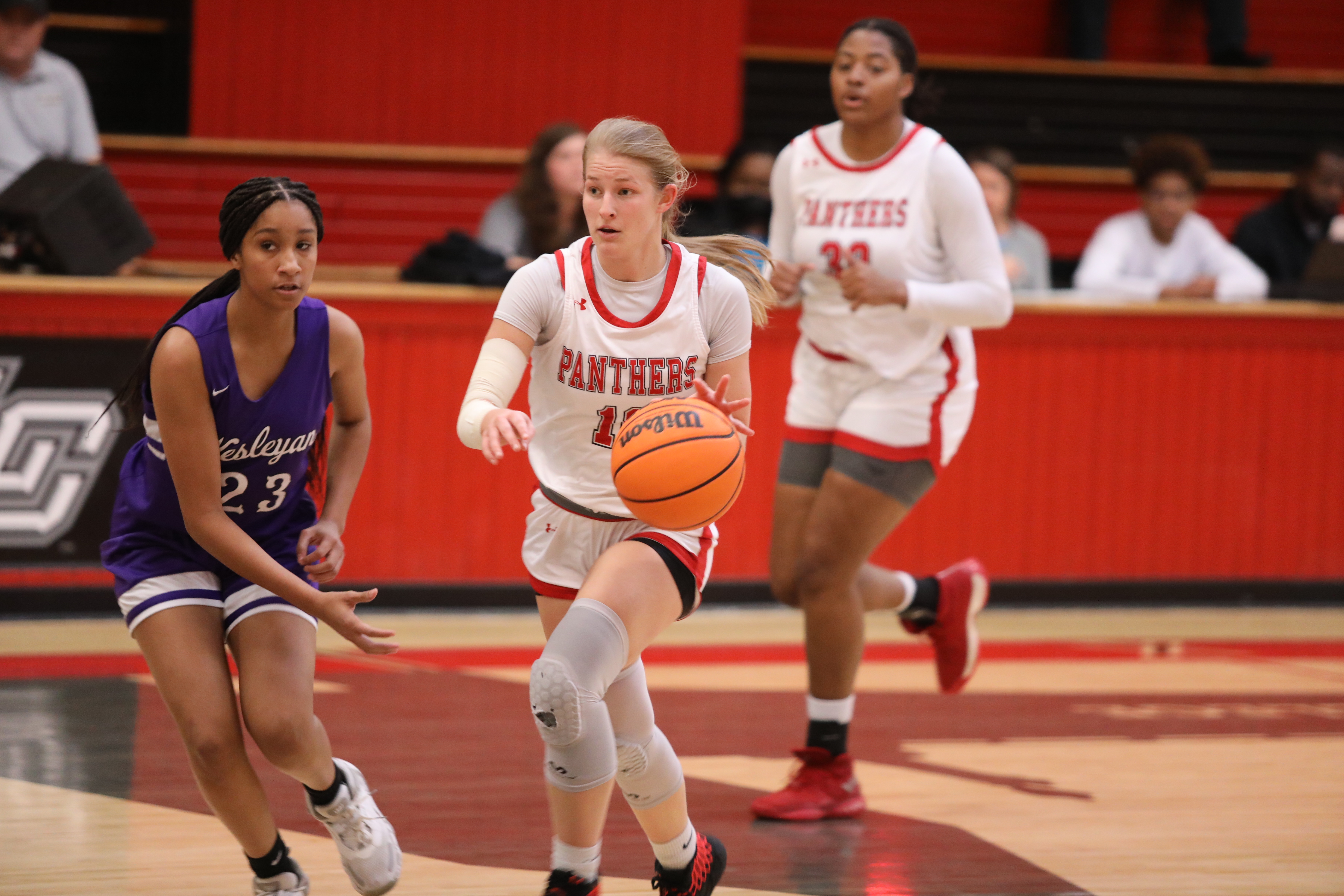 Womens away January basketball game 